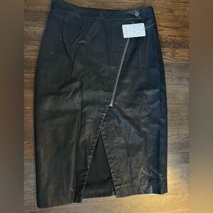 Free People faux leather skirt, size M, new